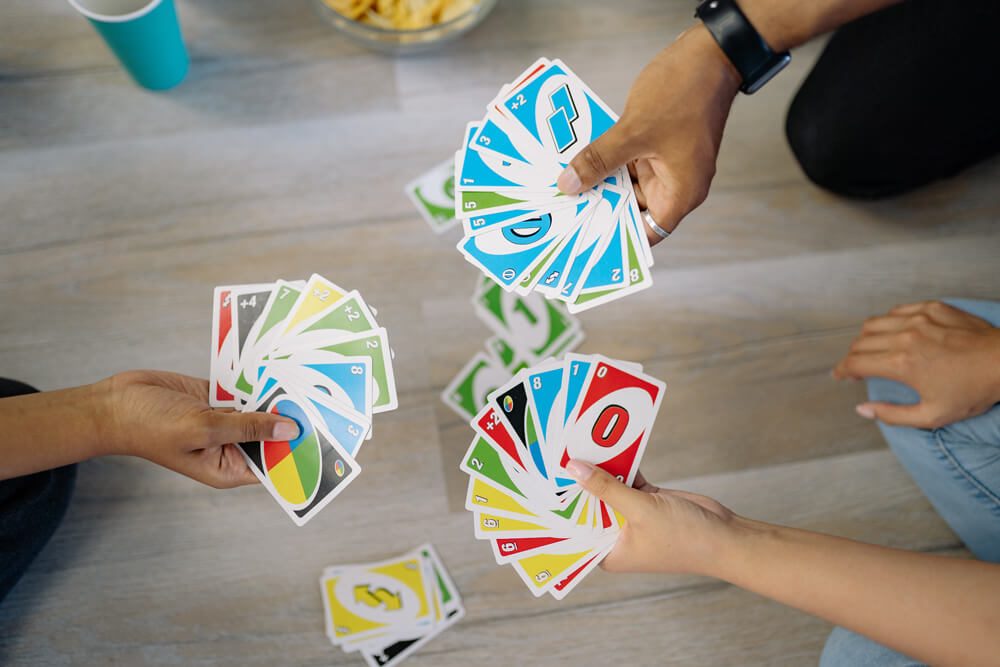 Uno Beispiel Kinderspiele